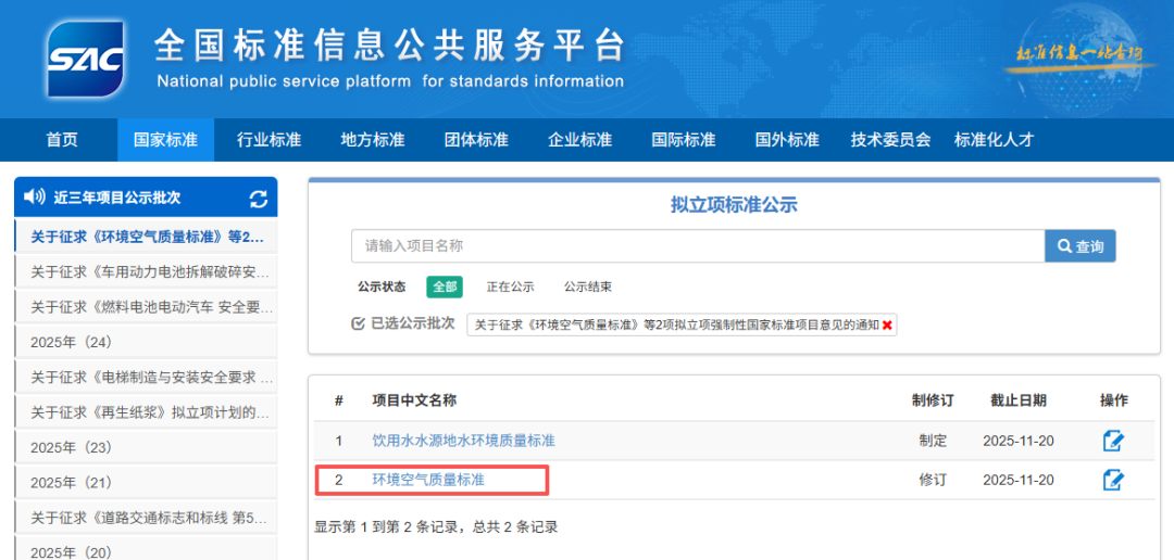 生態(tài)環(huán)境部正式啟動《環(huán)境空氣質(zhì)量標(biāo)準(zhǔn)》第五次修訂